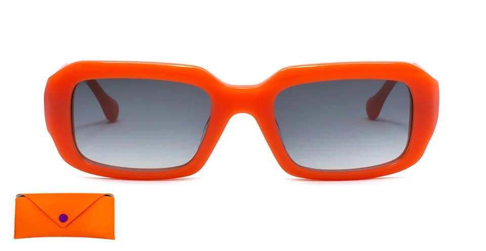 MARCO MOTTA SOL MOD BITACORA NARANJA LENTE AR DEGRADADO GRIS 51X20 + ESTUCHE